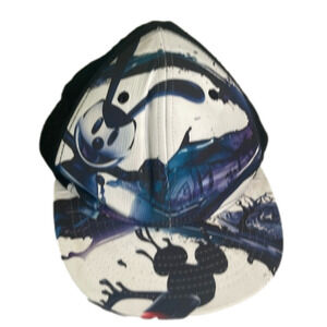 Epic Mickey Mouse adult M/L had with built in elastic to ensure good fit